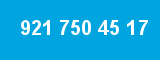 921 750 45 17